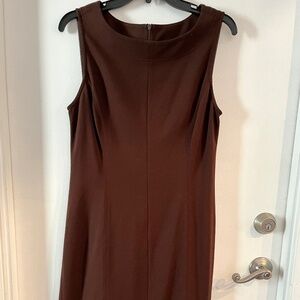 St. John Collection Chocolate Brown Dress Size 8